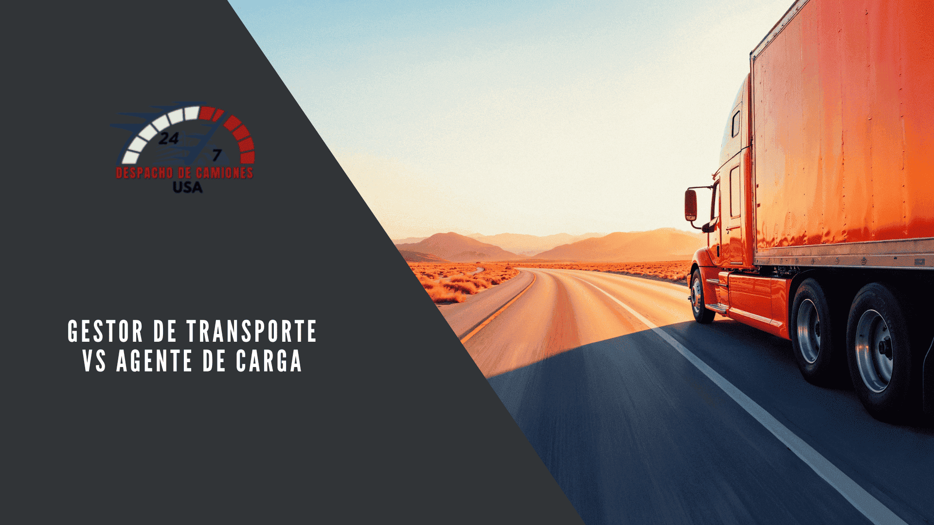 Gestor de Transporte VS Agente de Carga